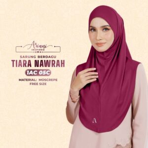 Tudung Sarung Berdagu Tiara Nawrah
